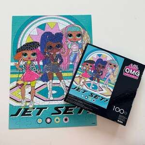 LOL Surprise OMG Jet Set 100 Piece Jigsaw Puzzle Complete